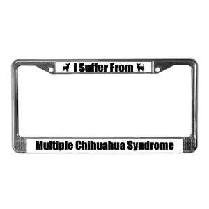  Chihuahua Pets License Plate Frame by  