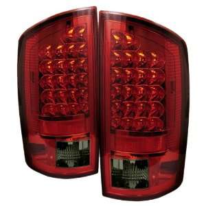    LED RS Red/Smoke Medium LED Tail Light for Dodge Ram 06 08   Pair