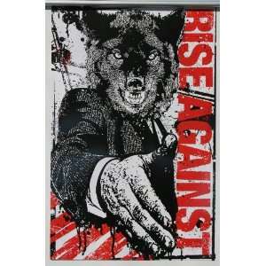 RISE AGAINST WOLF POSTER 17x11