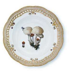   Copenhagen Flora Danica Fungi Tuft Soup Plate with