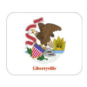  US State Flag   Libertyville, Illinois (IL) Mouse Pad 