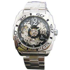 IK Coloring Automatic Black Silver Mens Watch  