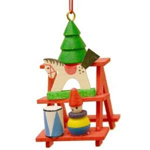  Christian Ulbricht Ladder with Toys Ornament
