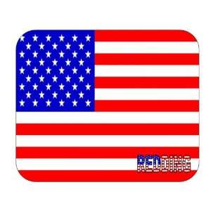  US Flag   Redding, California (CA) Mouse Pad Everything 