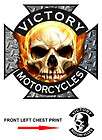 Victory Kingpin Hammer Motorcycle 100% Cotton T Shirt