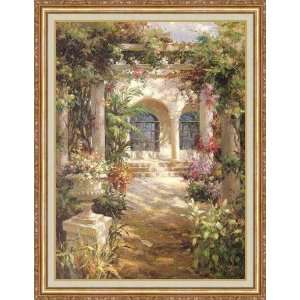  Courtyard Shadows by Vail Oxley   Framed Artwork