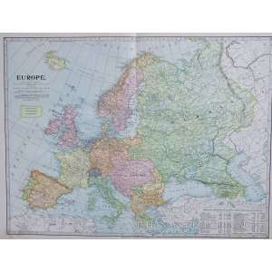  Miller Map of Europe (1902)