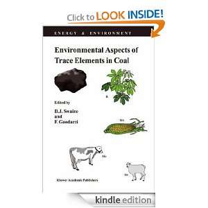 Environmental Aspects of Trace Elements in Coal (Energy & Environment 