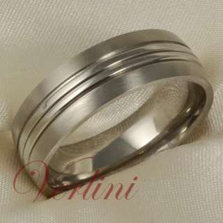 his is dome 7mm width comfort fit titanium wedding band ring 