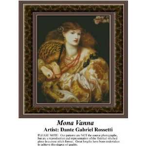  Mona Vanna, Cross Stitch Pattern PDF  Available 
