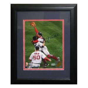  Jason Varitek Boston Red Sox   ALCS   Framed Autographed 