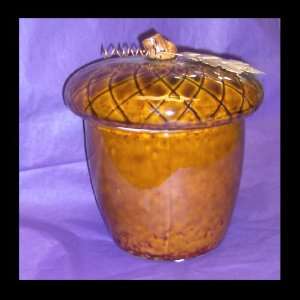  Ceramic Acorn Container