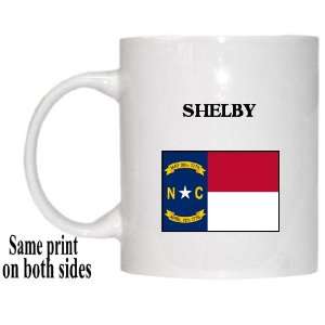  US State Flag   SHELBY, North Carolina (NC) Mug 