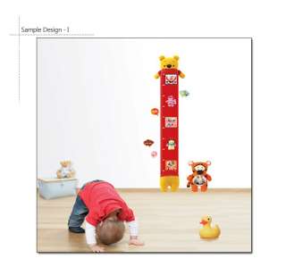 WINNIE THE POOH Childrens Growth Chart Wall STICKERS  