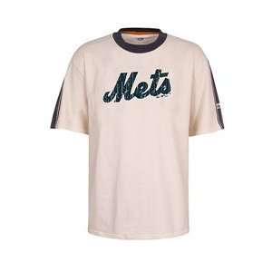  New York Mets Vintage Streak Fashion T Shirt by Majestic 