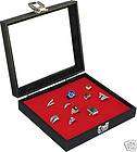 New 36 Pins Buttons Badges BOX RING CASE storage display New