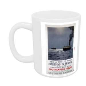 Holiday in France   Southampton to Havre   Mug   Standard Size 