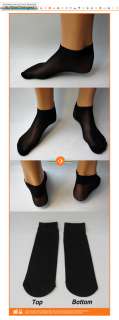 6Pairs Sheer low cut no show ankle dress socks  