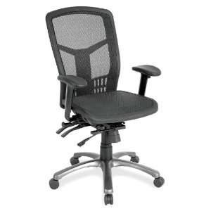  Cool Mesh High Back Chair with Mesh Seat and Aluminum Base 
