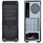 Bay ATX Mid Tower Computer PC Case w/o PSU BLACK NEW  