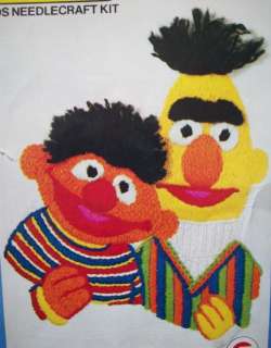 Bert & Ernie Sesame Street crewel embroidery kit  