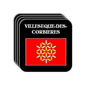    DES CORBIERES Set of 4 Mini Mousepad Coasters 