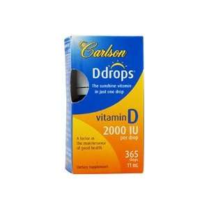    Carlson Vitamin D Drops    2000 IU   10 mL