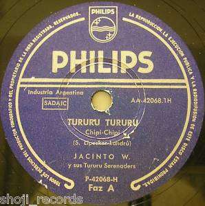 JACINTO W.& TURURU SERENADERS 78 JAPONESITA #42068  