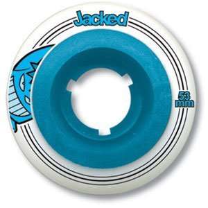  Jacked   Skateboard Wheels (53mm)   Blue Core, Set of 4 