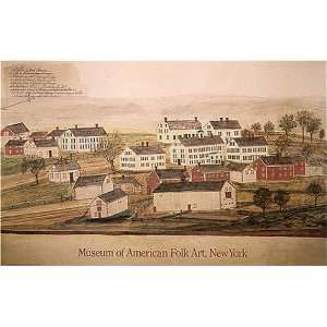 Shaker Village, Alfred Maine Poster