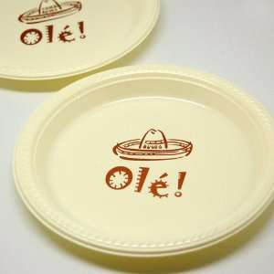  Personalized Round Plastic Party Plates Health & Personal 