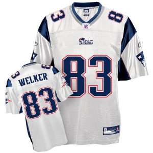  Reebok New England Patriots Wes Welker Replica White 
