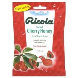 Cough Drops   Cherry Honey   24   Lozenge