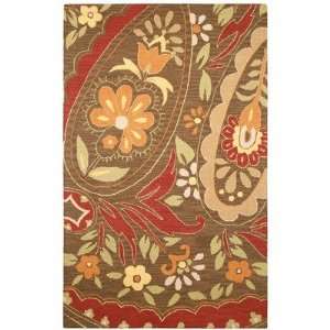   Country Multi / Red Bubblerary Rug Size 5 x 8 Furniture & Decor