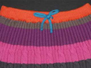   PLACE TCP Colorful Striped Sweater SKIRT Girls Size 12 Large L  