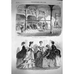  1869 Bicycle Tournament Liverpool Womens Paris Fashion 