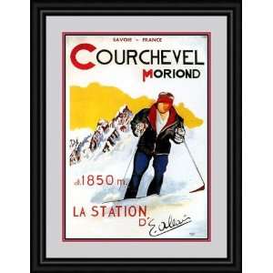  Courchevel Moriond by Anonymous   Framed Artwork