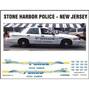  BILL BOZO STONE HARBOR, NJ POLICE DECALS