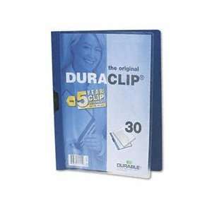 Durable Vinyl DuraClip Report Cover, Letter, Holds 30 Pages, Clear 
