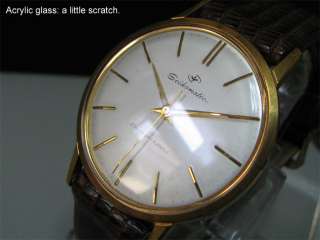Old stock 1960 63 SEIKO Automatic watch [Seikomatic] Diashock 17J 