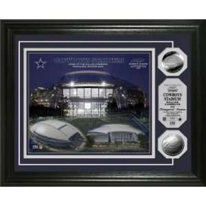 Cowboys Stadium Inaugural Season Silver Coin Photo Mint