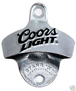 Coors Light Cast Iron Wall Mounted Bottle Opener  