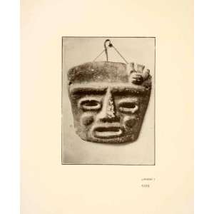  1926 Print Ancient Mexican Tribal Serpentine Ceremonial 