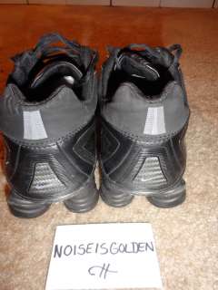 Nike + plus Shox Black on Black Mens size 12  