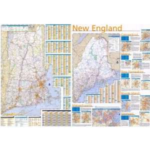  New England Executive Wall Map