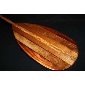   Tear Drop Extra Large Koa & Mango Canoe Paddle 72