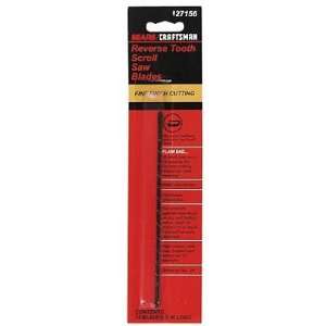  Craftsman 5 in. 20 tpi Reverse Tooth Scroll Saw Blades, 1 