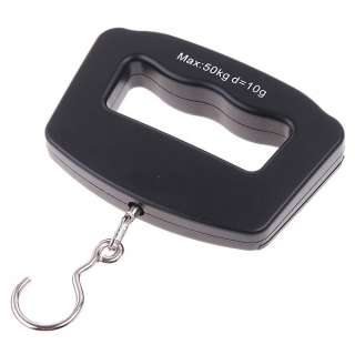 50Kg/10g LCD Digital Hanging Luggage Weight Hook Scale  