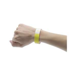  Crowd Management Wristbands, Sequentially Numbered, Yellow 