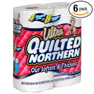  Quilted Northern Ultra Unscented Bathroom Tissue, 4 Count 